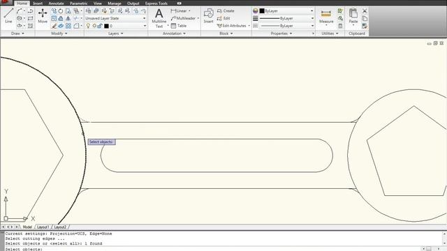 AUTOCAD 2D || Practice Drawing || Exercise - 1 || Basic Tutorial for Beginners смотреть онлайн