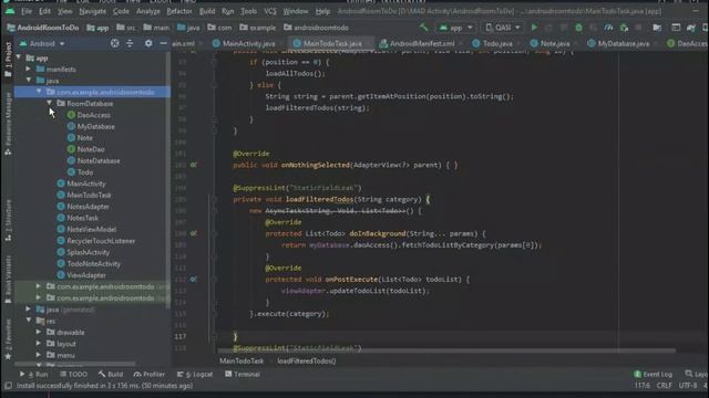 How to create TO DO list app in Android Studio JAVA with CRUD implementation. смотреть онлайн