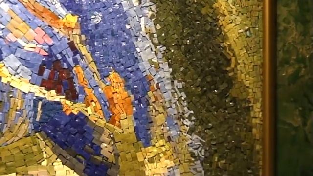 Панно "Ирисы" (смальта) смотреть онлайн