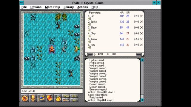 Exile 2: Crystal Souls Let's Play/Walkthrough EP75 Subterranean Sea pt 2 смотреть онлайн