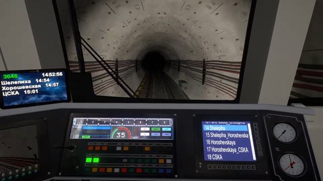 Metro Simulator 2020 | Парк Победы-Шелепиха смотреть онлайн