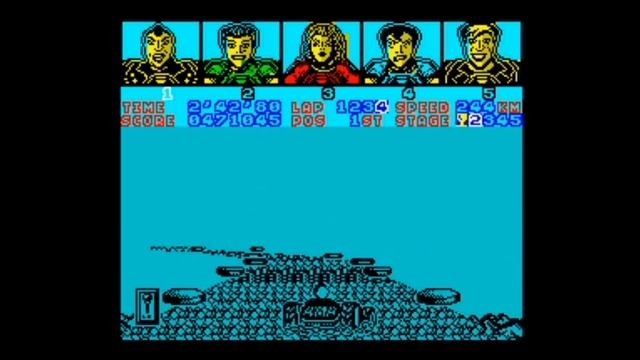 POWER DRIFT (2022 Edition / AY music from ST & MSX / Driver pics from ST) Walkthrough, ZX Spectrum смотреть онлайн