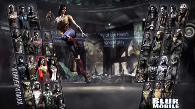 Mortal Kombat 9 & Injustice Gods Among Us All Characters Select Screen Comparison смотреть онлайн