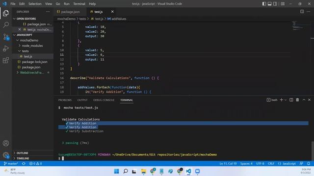 Run Mocha tests multiple times with different inputs смотреть онлайн