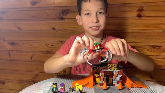 Обзор на набор LEGO city парк каскадёров смотреть онлайн