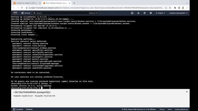Dockerize A PostgreSQL database with an AWS ec2 Instance смотреть онлайн