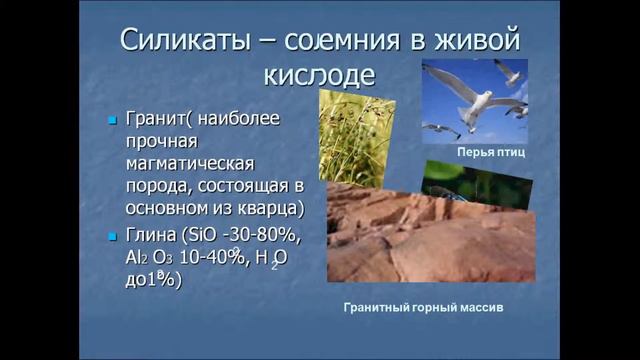 Кремний. Химия 9 класс. смотреть онлайн