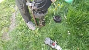 SCENIC 3. Стяжка пружин из домкрата.