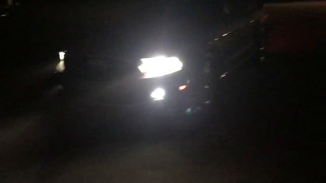 HID 6000 Lumen Fog Lights On My Mustang! How Is the Light Output At Night? смотреть онлайн