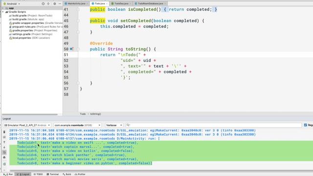 Room Database | Multi Insert, Find By Query | using Singleton Pattern смотреть онлайн