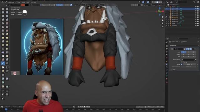 Orc head in Blender in less than 2 hours смотреть онлайн