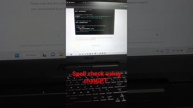 Spell check using chatGPT смотреть онлайн