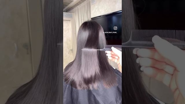 Стойкое перманентное окрашивание и стрижка в технике Pivot Point Ⓜ️Девяткино смотреть онлайн