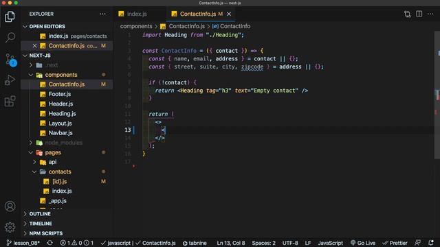 Next.js #8 Динамические роуты (Dynamic Routes) смотреть онлайн