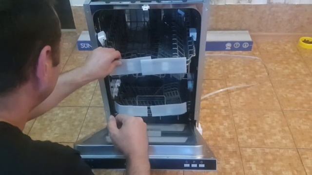 Распаковка – Посудомоечная машина Maunfeld MLP 08I смотреть онлайн