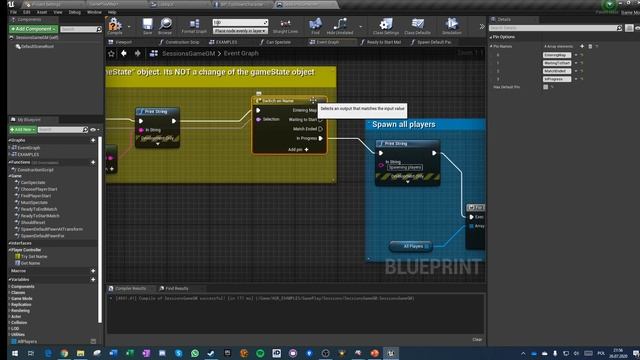 Understanding Game Mode, Sessions and game life cycle! - UE4 Advanced Blueprints Tutorial смотреть онлайн