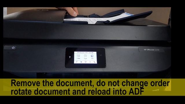 HP OfficeJet 5230 | 5220 | 5255 | 6950 | 6960: Scan 2 sided documents and automatically sort page смотреть онлайн