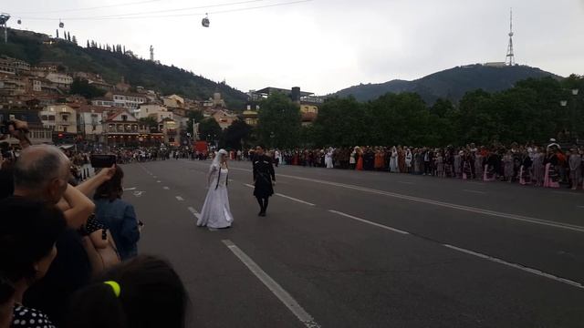 Tbilisi 18.05.2019 День национального грузинского костюма. საქარტველოს ეროვნული სამოსის დღე смотреть онлайн