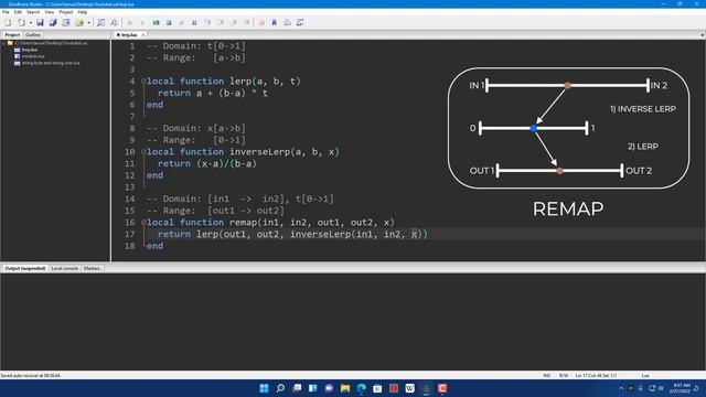 Lua Scripting: Lerp, InverseLerp, Remap смотреть онлайн