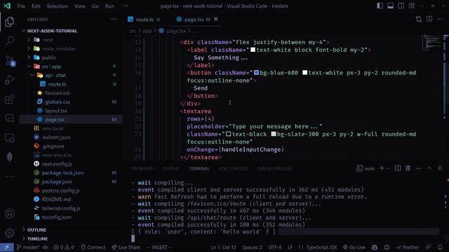 Nextjs AI SDK Tutorial - Crea tu propio Chat Inteligente смотреть онлайн