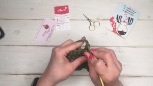 Как связать прихватку крючком из трикотажной пряжи. МК.