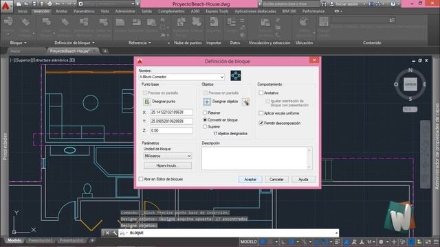 AutoCAD 2016, Creación y configuración de bloque comedor 2d, curso completo en español, cap 6.2. смотреть онлайн