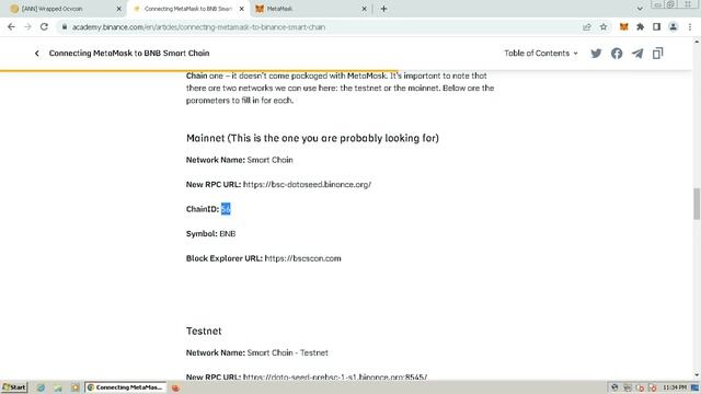 How to Connect MetaMask to BNB Smart Chain & How to import token to Metamask смотреть онлайн