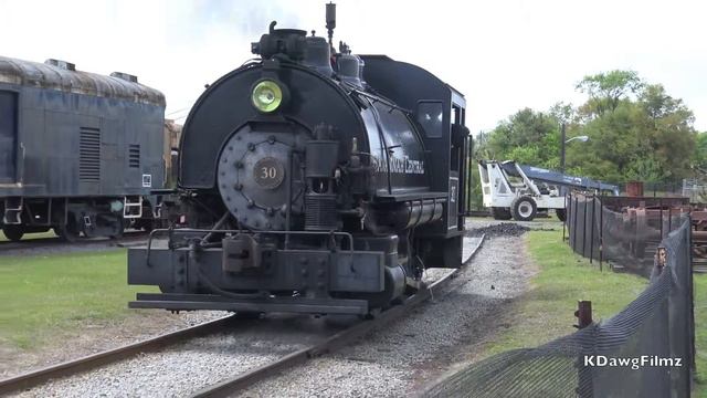 Savannah: Georgia State Railroad Museum: Savannah Central Steam Train смотреть онлайн