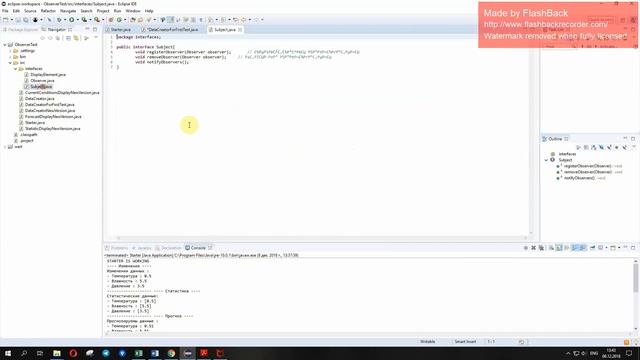 Урок 2: Паттерн "Наблюдатель"/"Observer" (java) смотреть онлайн