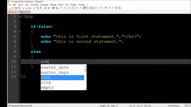 Part-12 if,elseif and else смотреть онлайн
