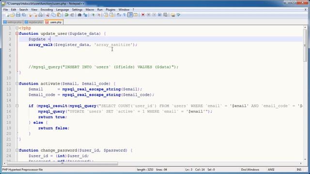 PHP Tutorials: Register & Login (Part 15): User Settings (Part 3) смотреть онлайн