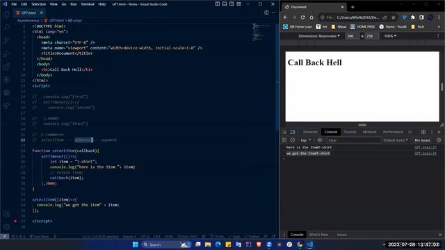 What is call back hell with Example || Easy Explain || Call back hell #masaischool смотреть онлайн