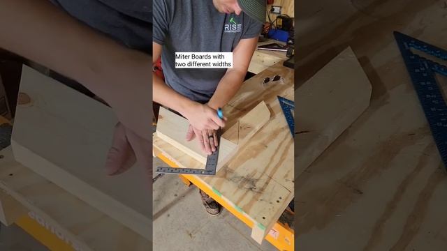 Miter two different width boards смотреть онлайн