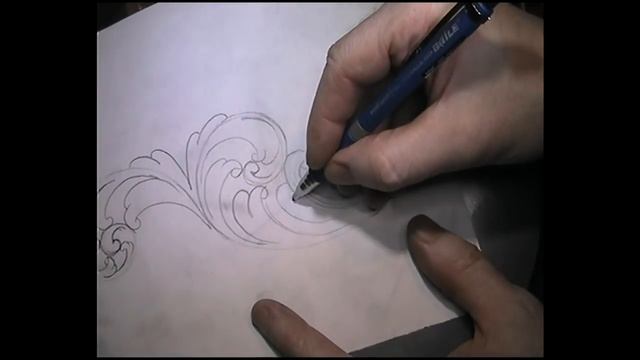 How to draw Scrollwork/Filigree even if you can't draw смотреть онлайн