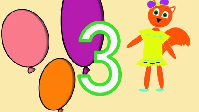ЛИСИЧКА ДУНЯША ?? ПОМОЖЕТ ИЗУЧИТЬ ЦИФРЫ ОТ 1 до 5 И ПОСЧИТАТЬ ШАРИКИ ??? смотреть онлайн