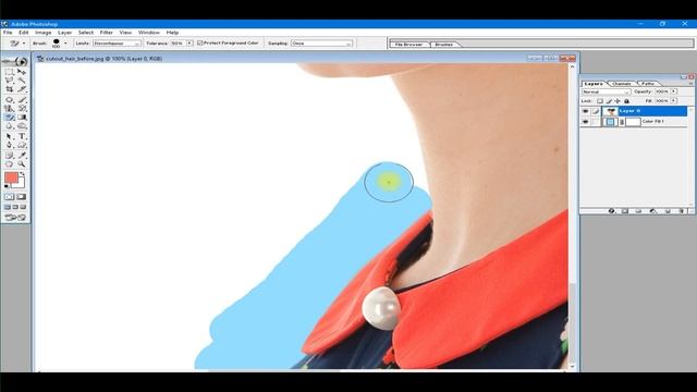 How to use Eraser tool in Photoshop | Adobe Photoshop 7.0 Tutorial for Beginners in Hindi/Urdu смотреть онлайн