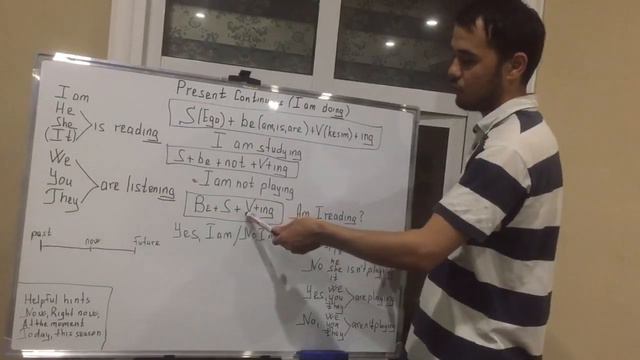 Lesson 5 Present Continuous Tense (Hozirgi davomiy zamon) смотреть онлайн