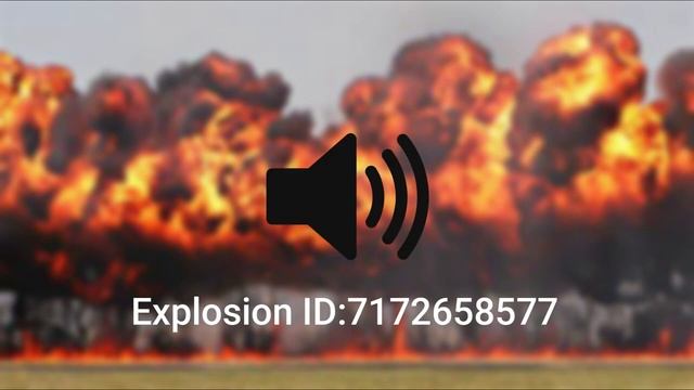 Explosion Roblox sound id смотреть онлайн