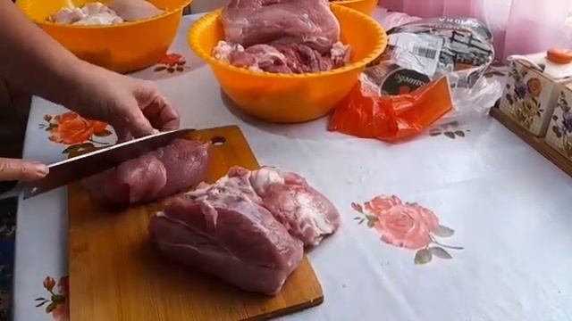 Мясной день//Разделка мяса//