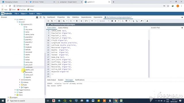 Import CSV File To PostgreSQL pgAdmin4 database смотреть онлайн
