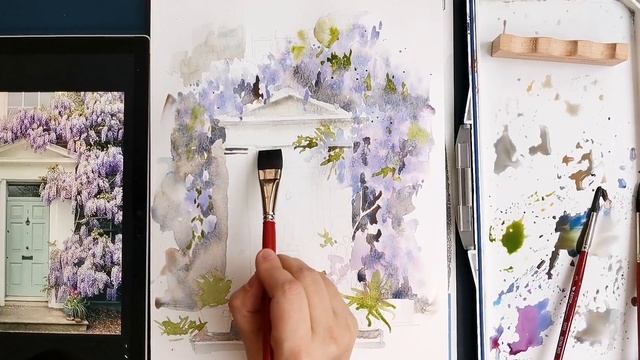 Видеоурок от Татьяны Короткевич @alliddel: Весна. Вистерия. смотреть онлайн
