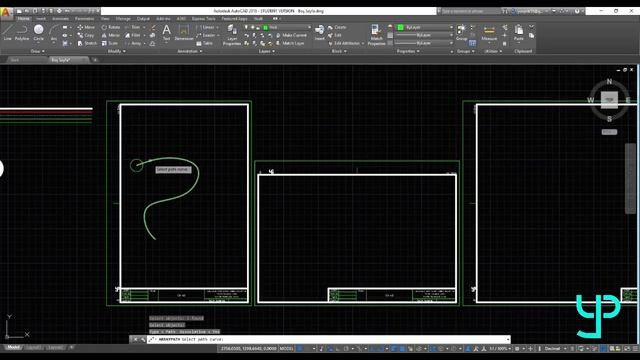18 AutoCAD 2018 Path Array смотреть онлайн