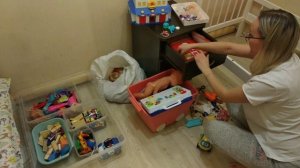 КАК ОБУСТРОИЛИ ДЕТСКУЮ КОМНАТУ В ОДНУШКЕ/МОТИВАЦИЯ НА УБОРКУ/РАСХЛАМЛЕНИЕ ИГРУШЕК