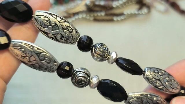 50. Бусы из натуральных камней! Мои переделки! Будет интересно! смотреть онлайн