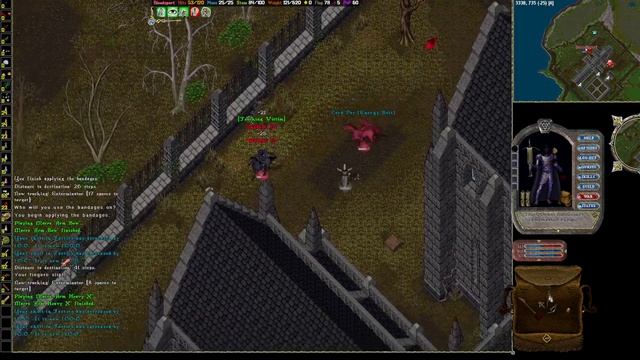 UO Outlands Dexxer vs Nox Mage 2:05 смотреть онлайн