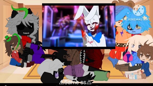 Security Breach Ruin Reacts To Security Breach|Cringe|FNAF|MY AU
