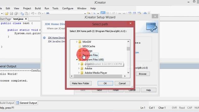 JCreator - The JDK Path Solution смотреть онлайн
