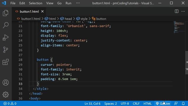 CSS Button Hover Effect - Transitioning the CSS outline property смотреть онлайн