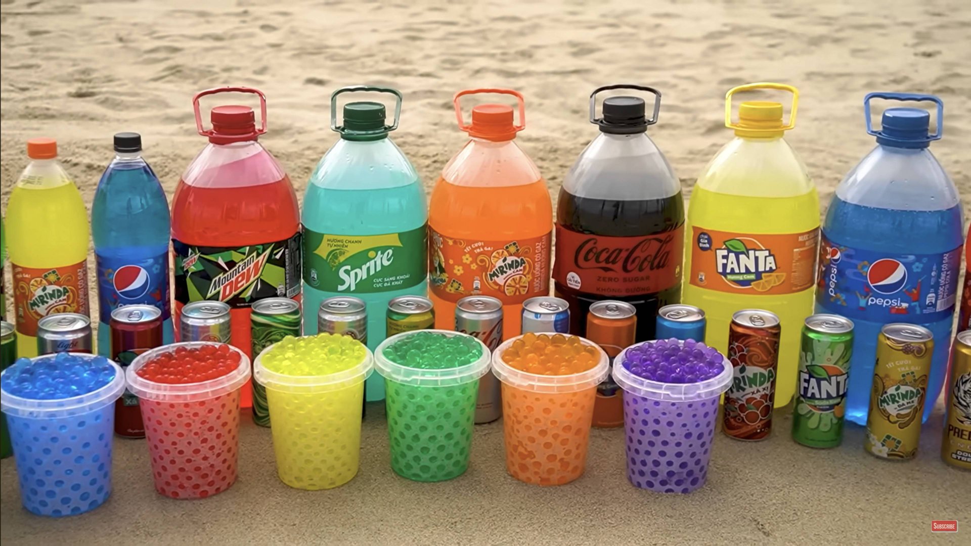 Эксперимент с большой колой, фантой, спрайтом, Mountain Dew, орбизом и другими напитками смотреть онлайн