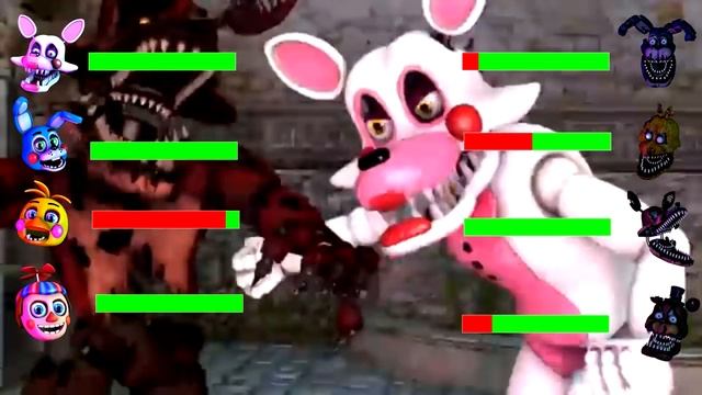 [SFM FNaF] Nightmare VR vs Toys WITH Healthbars смотреть онлайн